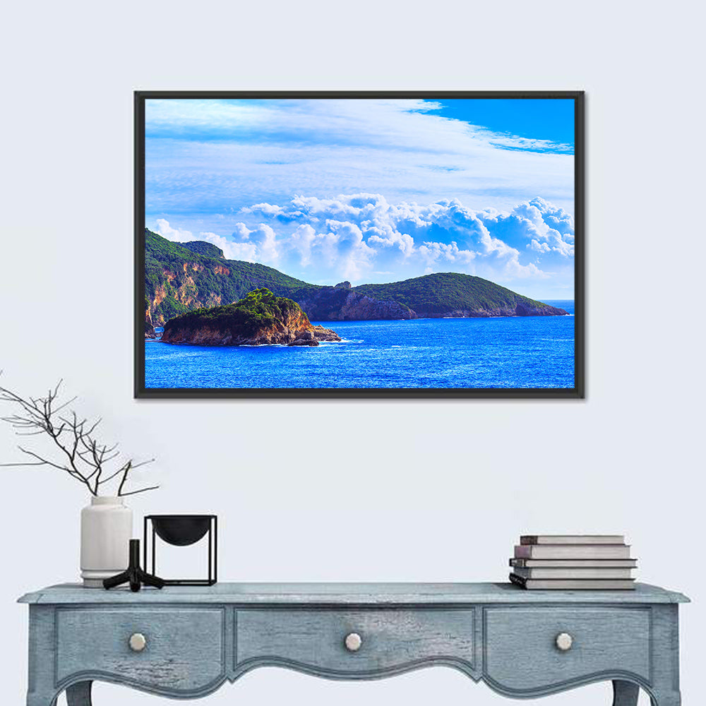 Paleokastrica Coastline, Corfu Wall Art