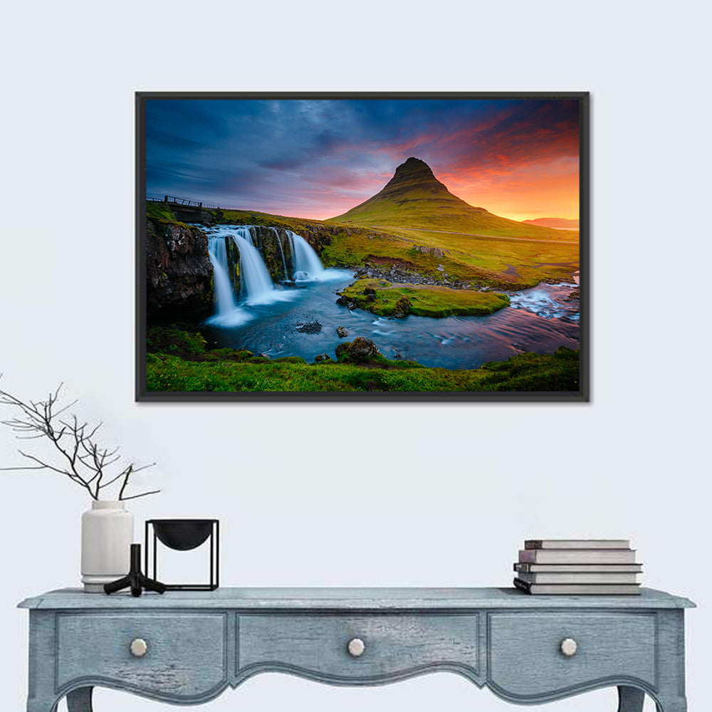 Kirkjufell at Sunset Wall Art