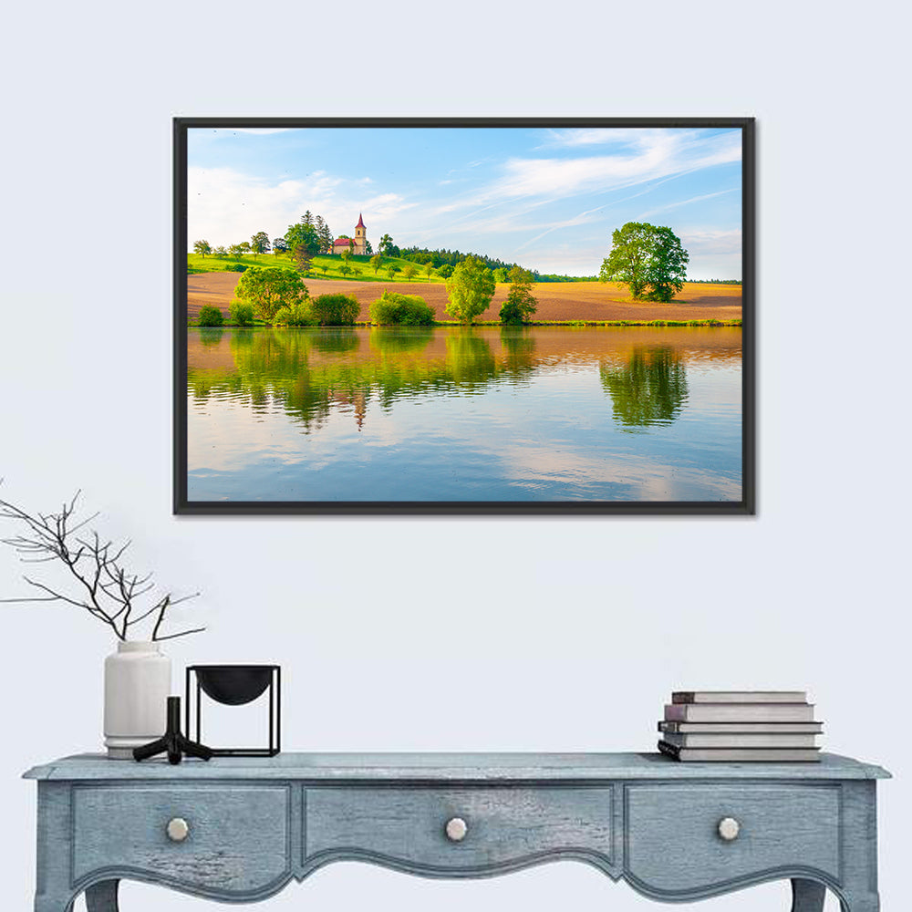 St Peter and Paul Church, Czech Republic Wall Art in a room, landscape