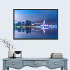 Guangzhou Skyline at Liede Bridge Wall Art