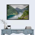 Geirangerfjord with Cruise Ship Wall Art