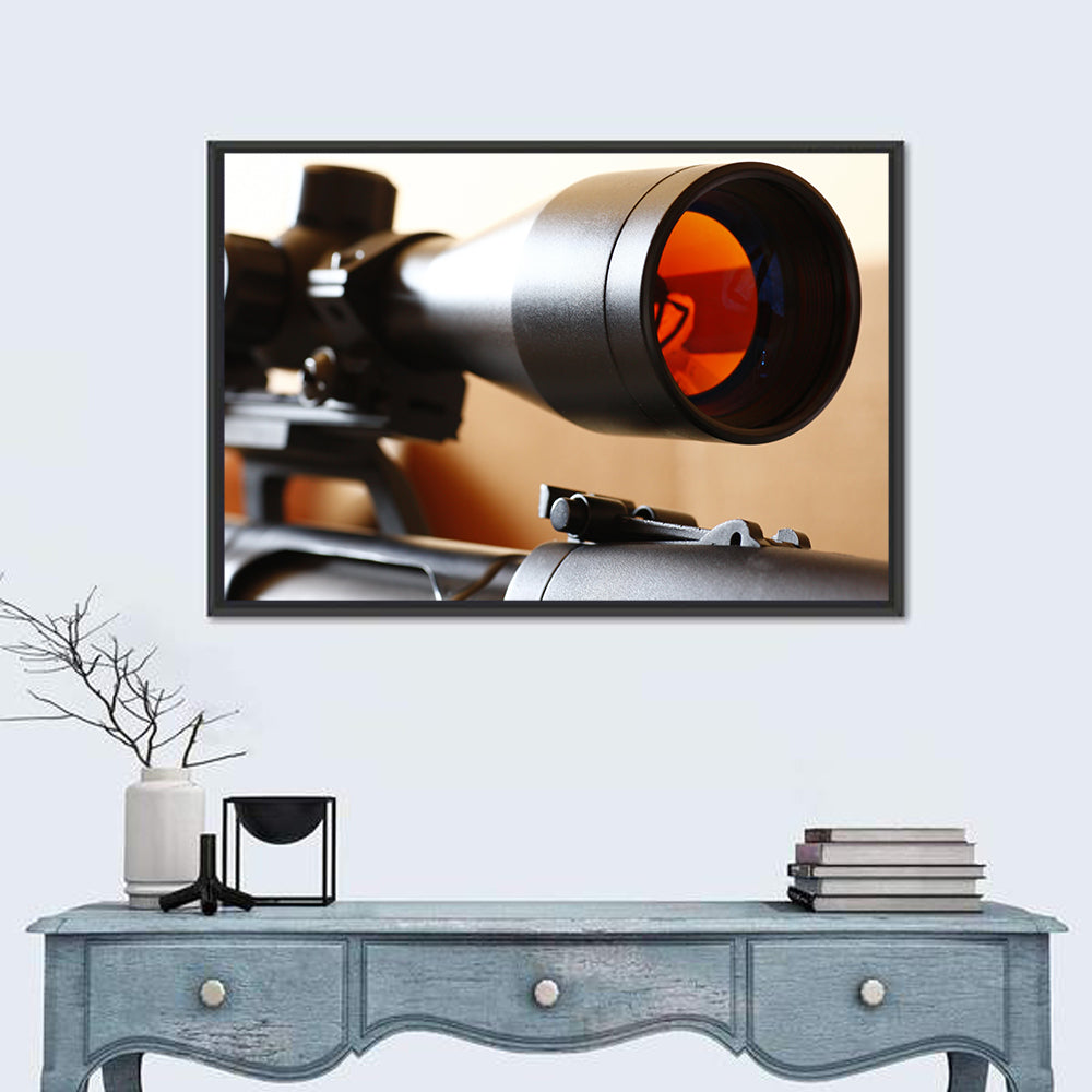 Sniper Scope Close Up Wall Art