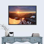 Slovakia Winter Mountain Sunset Wall Art
