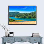 Lokvarsko Lake Turquoise Shoreline Wall Art