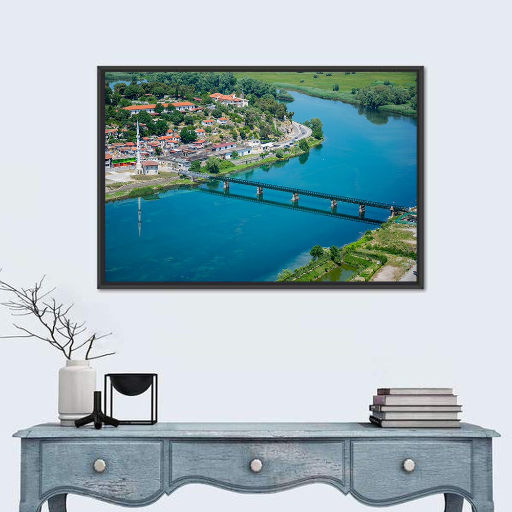 Rozafa Fortress Over Buna River Wall Art
