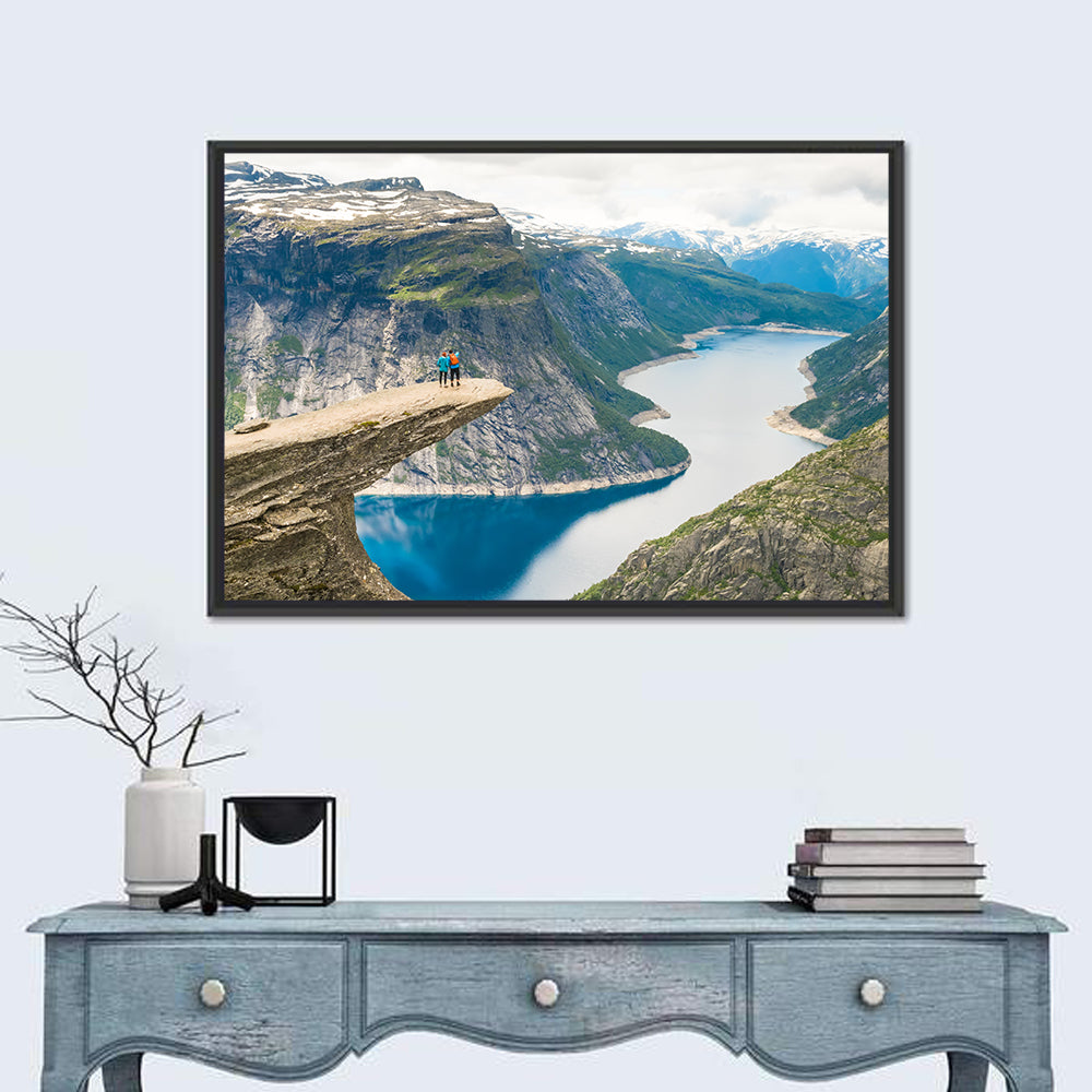 Trolltunga Rock Ledge, Odda Norway Wall Art