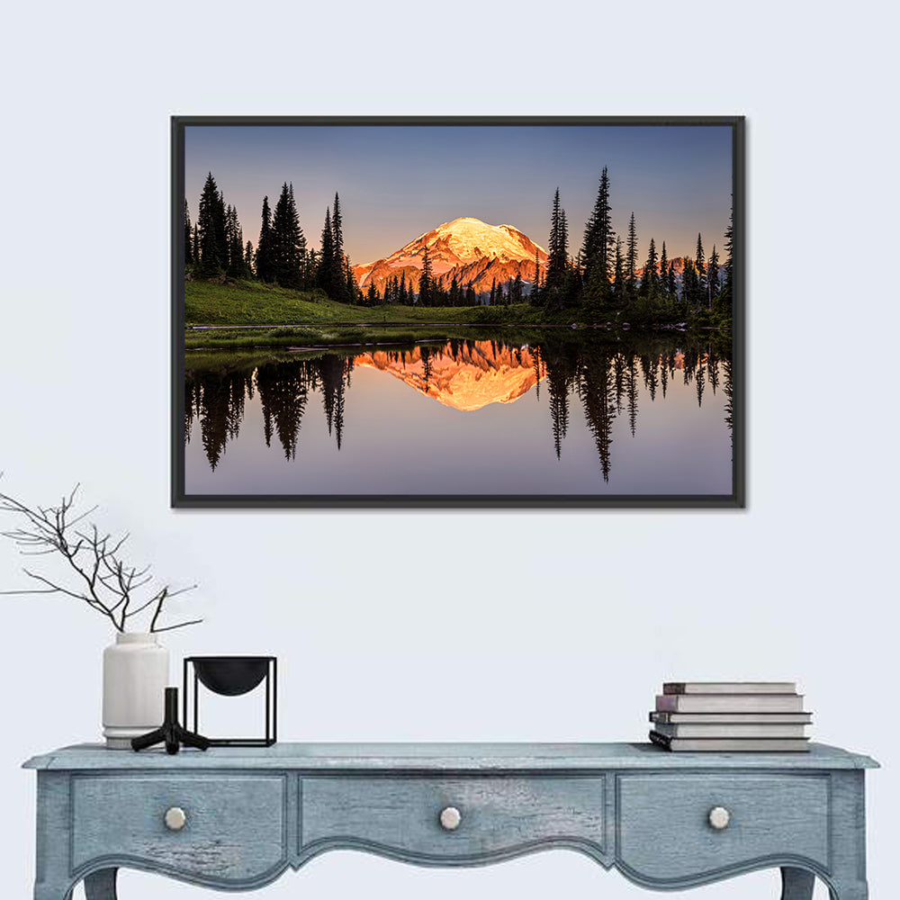 Mount Rainier at Tipsoo Lake Wall Art