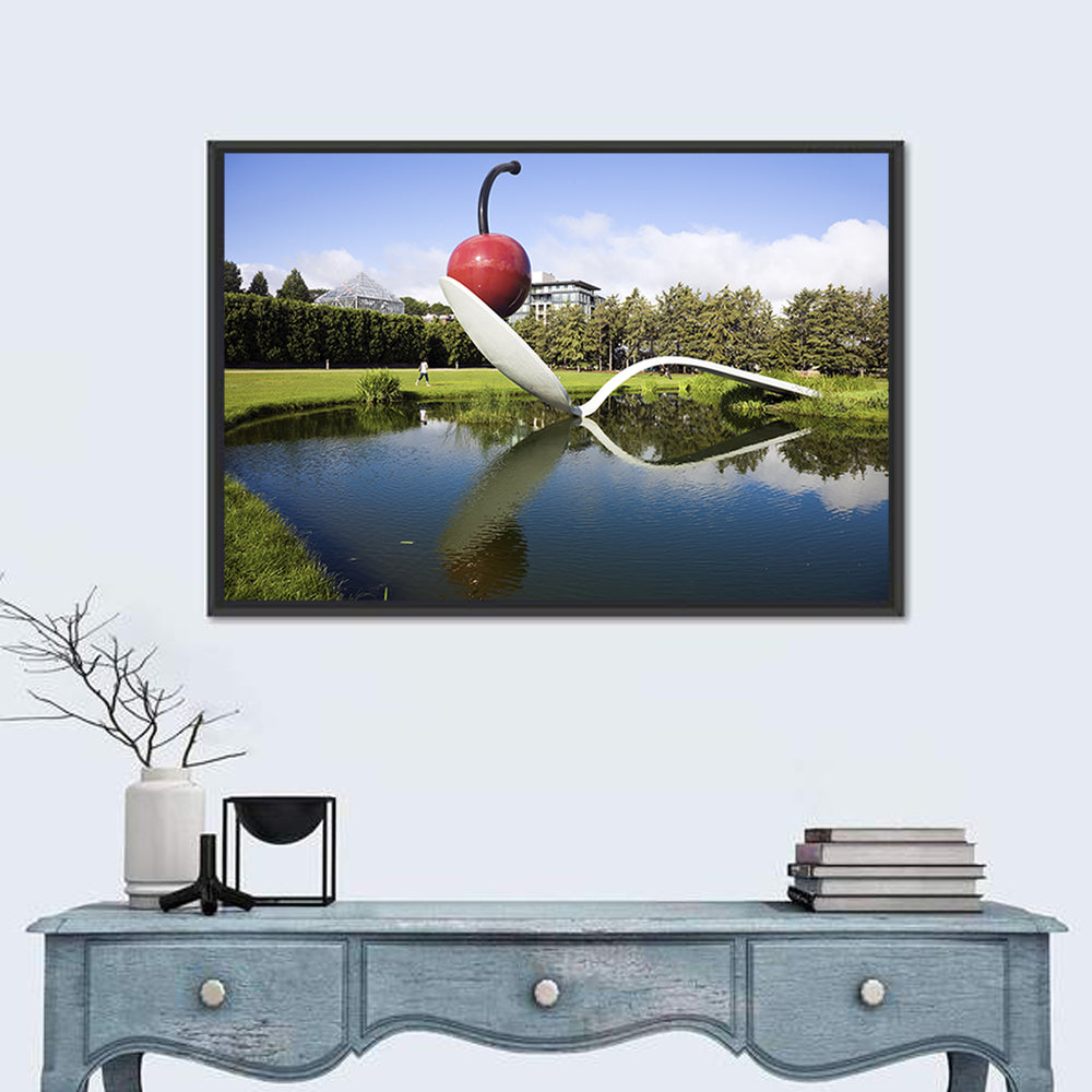 Spoonbridge and Cherry, Minneapolis Wall Art in a room, landscape