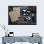Vintage Rangefinder Camera Still Life Wall Art
