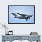 C-17 Globemaster Iii England Airshow Blue Sky Wall Art