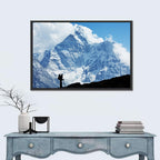 Hiker in Everest Region Wall Art
