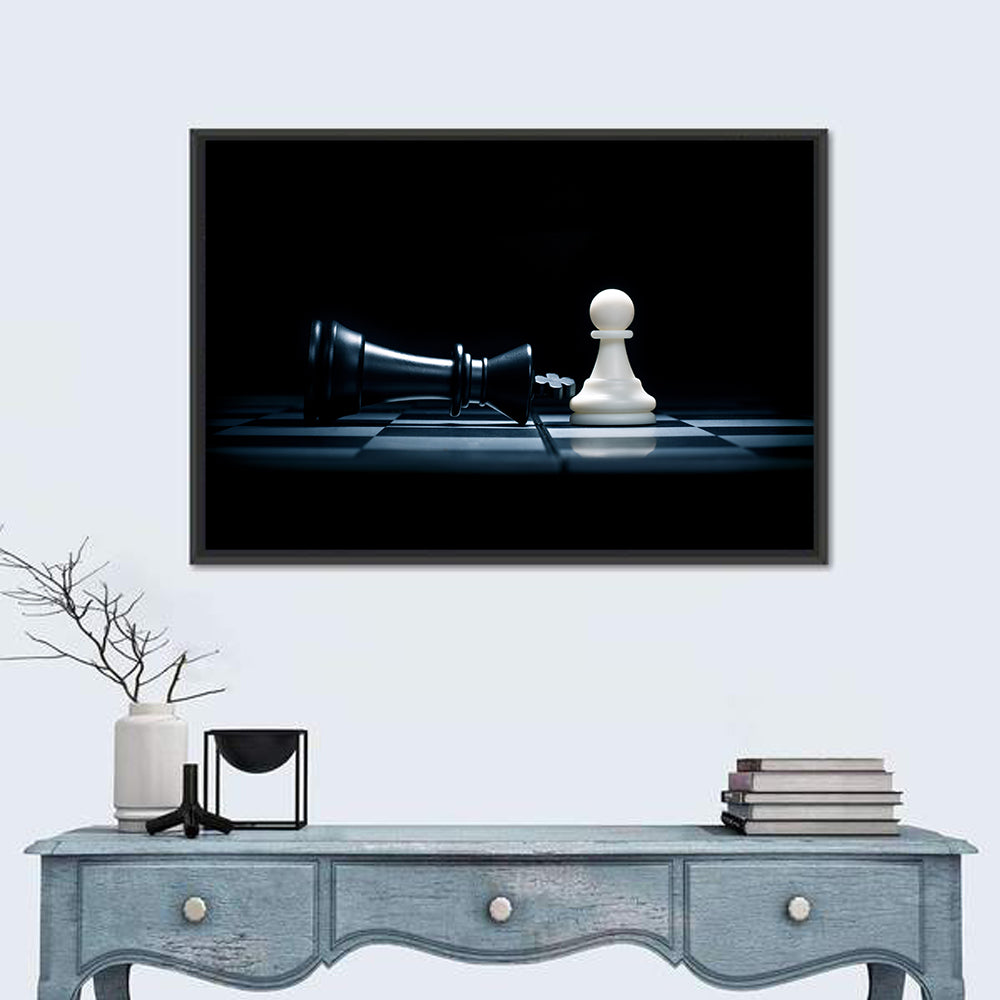 Pawn and Fallen King Wall Art