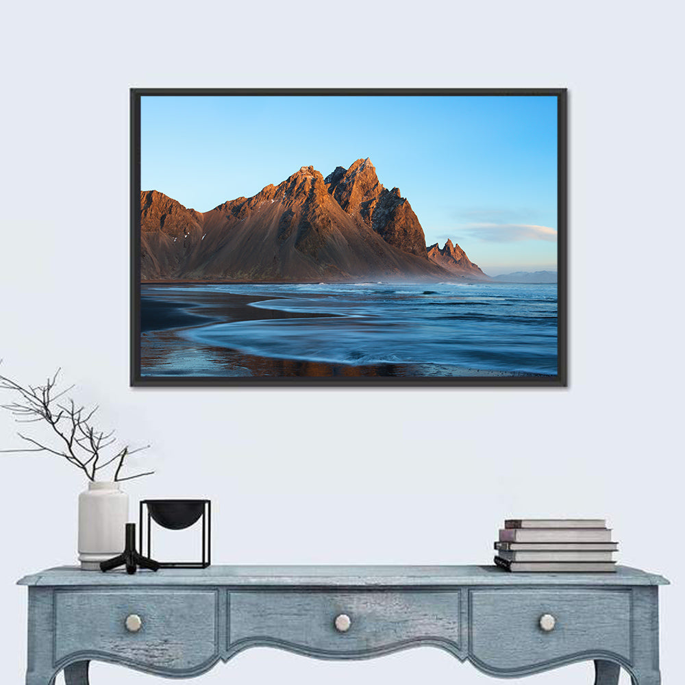 Vestrahorn Jagged Peaks at Stokksnes Wall Art