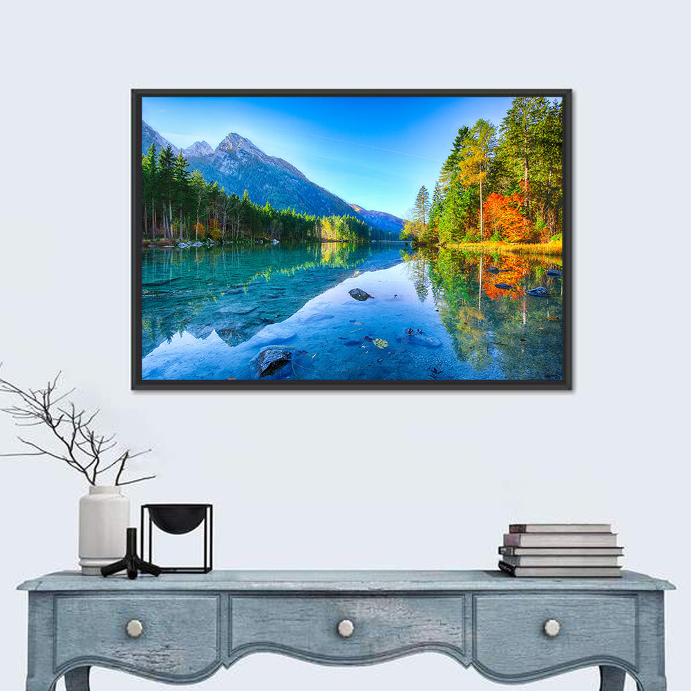 Hintersee Autumn Reflection Wall Art