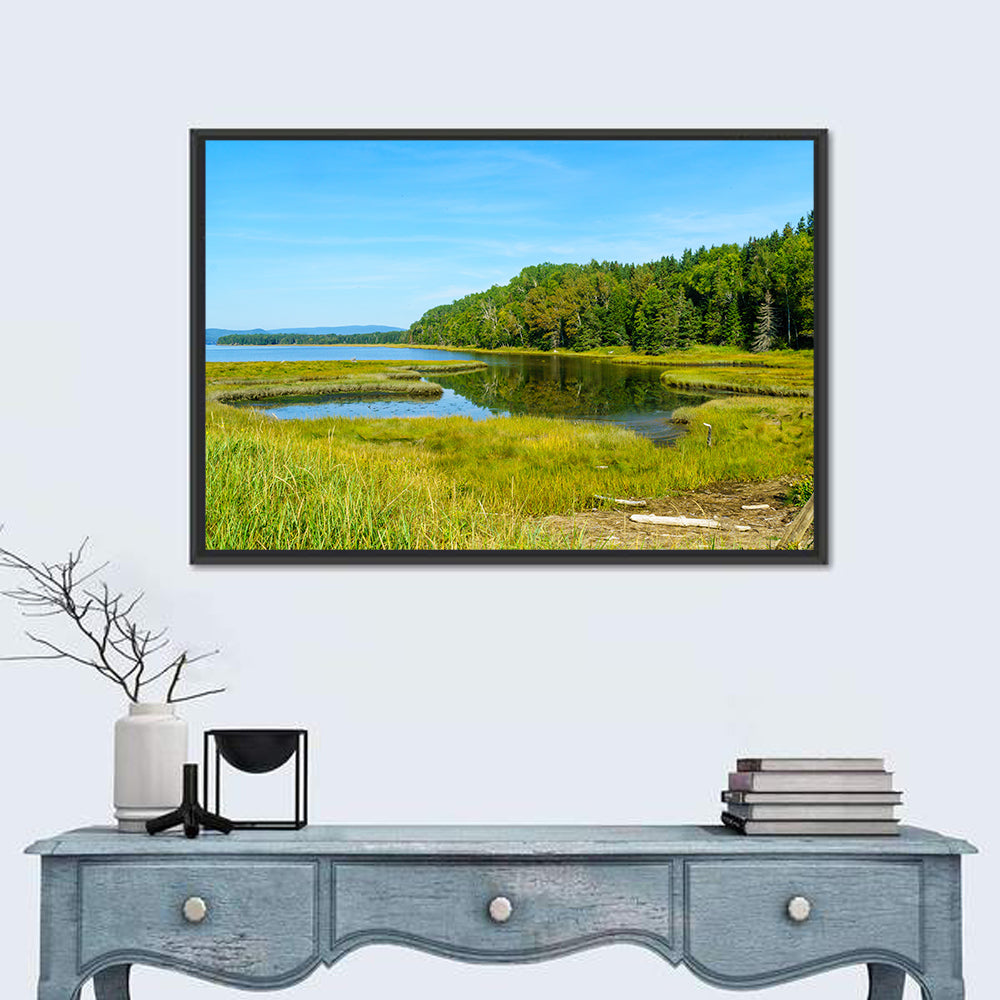 Forillon Lake and Meadow, Quebec Wall Art