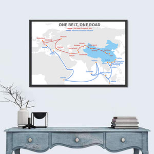 Chinese Modern Silk Road Wall Art