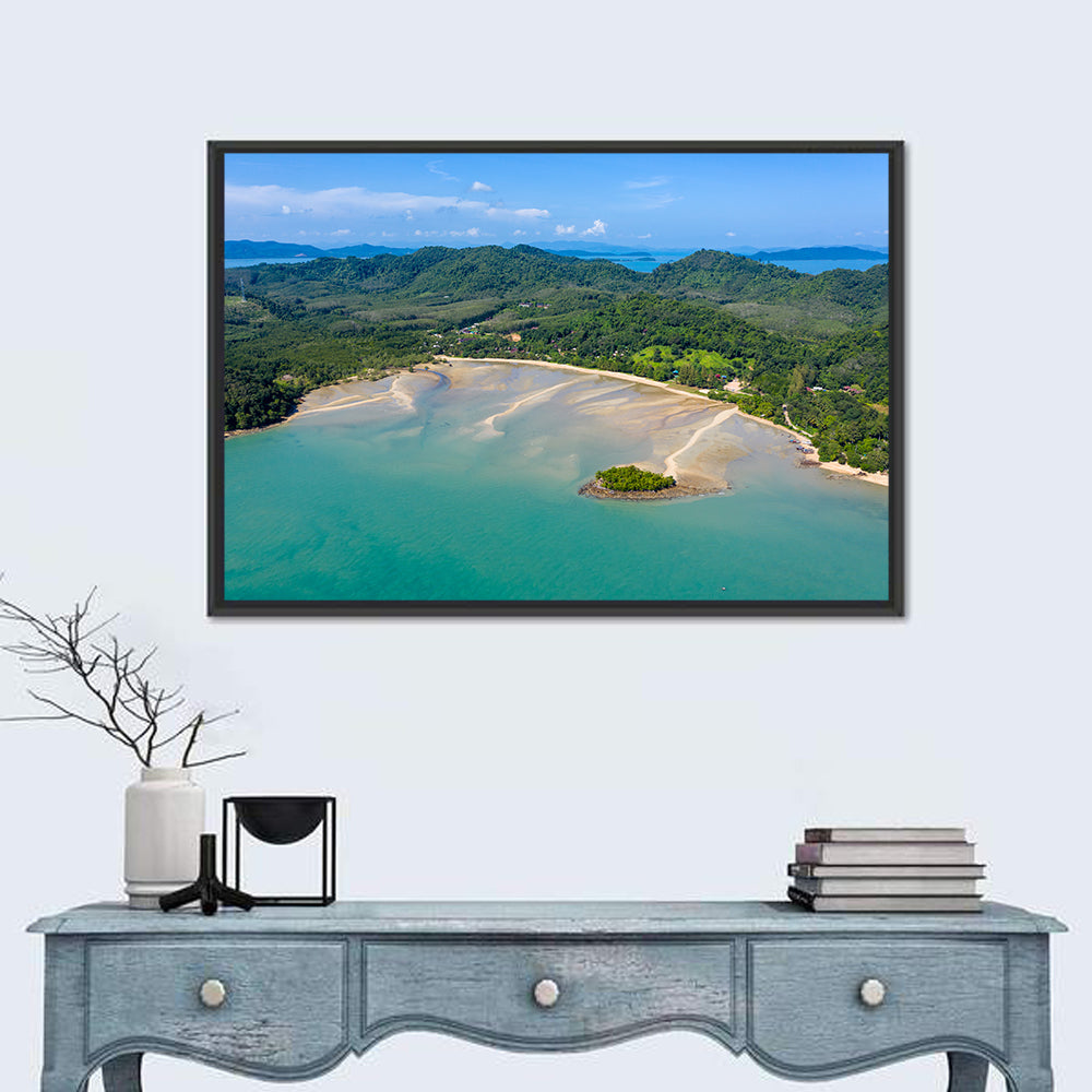 Koh Yao Noi Tropical Island Wall Art in a room, landscape