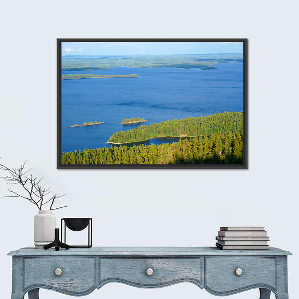 Lake Pielinen, Finland Wall Art in a room, landscape