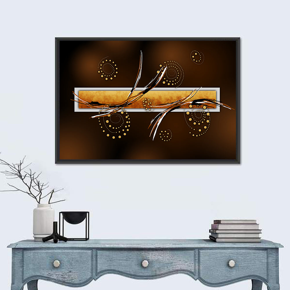 Golden Spiral Invitation Illustration Wall Art