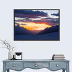 Hispar Pass Sunset Wall Art
