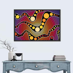 Aboriginal Dot Style I Wall Art