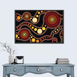 Aboriginal Dot Art Wall Art