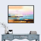 Blended Horizon Brushstrokes Wall Art