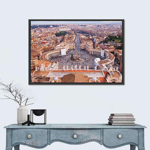 Saint Peter's Square In Vatican Wall Art