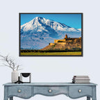 Khor Virap and Mount Ararat at Golden Hour Wall Art