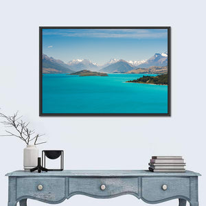 Wakatiup Lake In New Zealand Wall Art