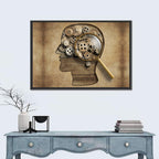Mechanical Mind Concept Illustration Wall Art