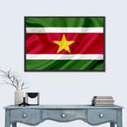 Suriname National Flag Wall Art