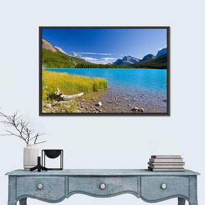 Lake In Jasper National Park Wall Art