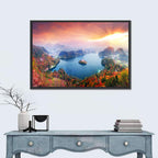 Morning on Lake Bled Wall Art