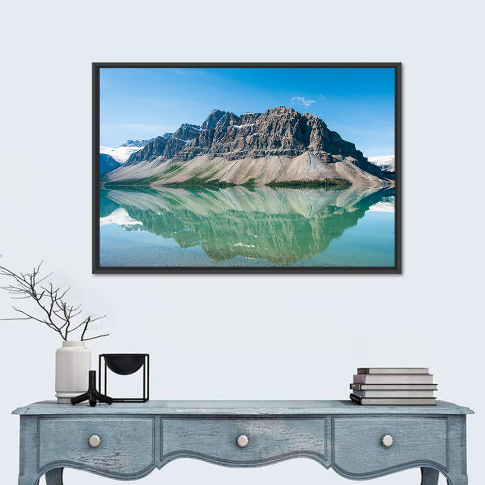 Bow Lake, Banff National Park Wall Art in a room, landscape