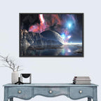 Tranquil Alien Lake Wall Art