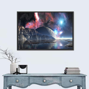 Tranquil Alien Lake Wall Art