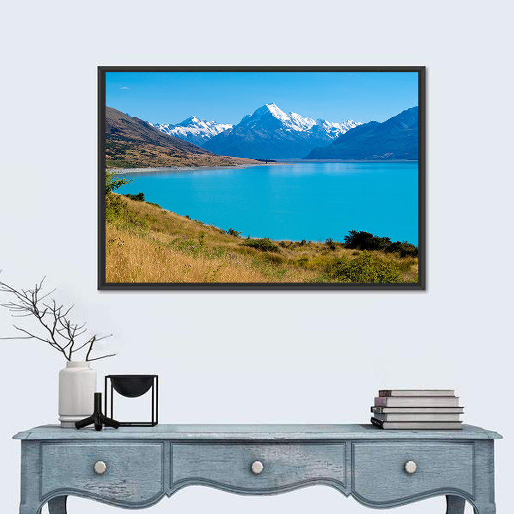 Lake Pukaki with Aoraki Mount Cook Wall Art