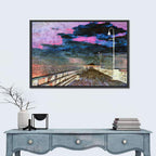 Wooden Beach Pier Wall Art