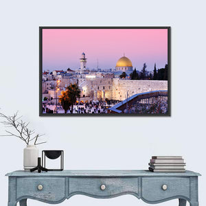 Dome Of The Rock & Western Wall Jerusalem Wall Art