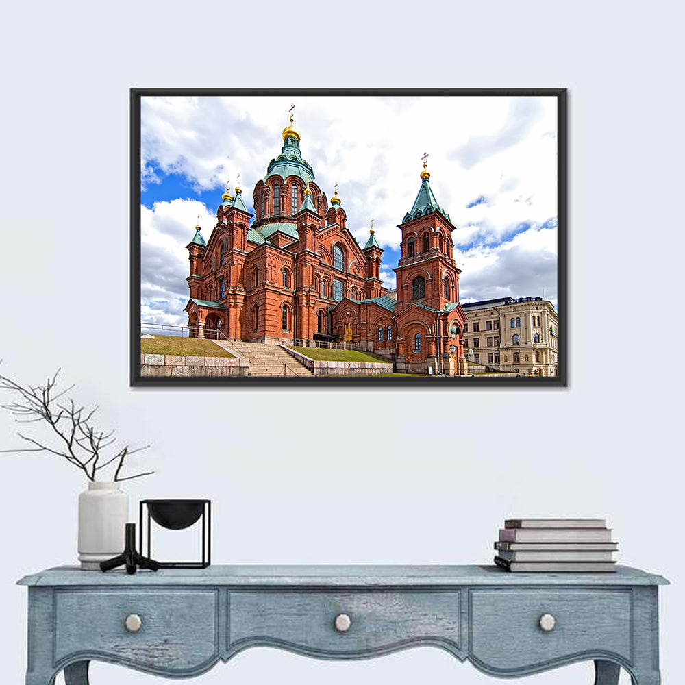 Uspenski Cathedral Helsinki Wall Art in a room, landscape