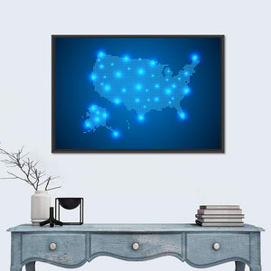 Global Network Concept Wall Art