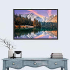Fusine Lake at Dusk Wall Art