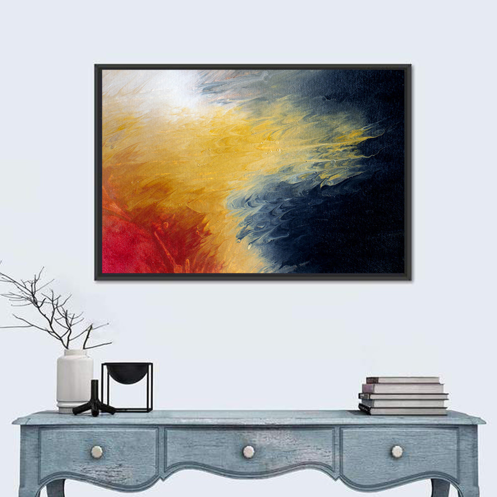 Solar Flare Oil Abstract Wall Art
