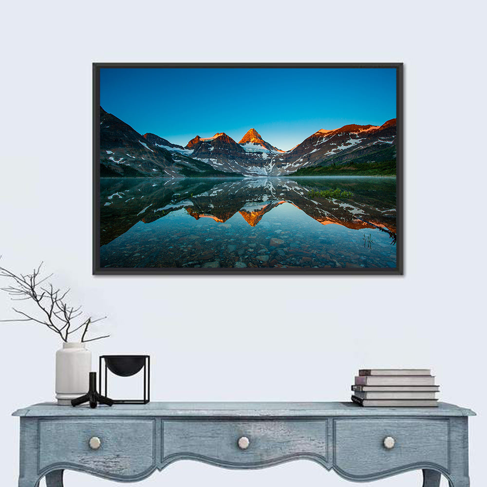 Reflection of Mount Assiniboine Wall Art