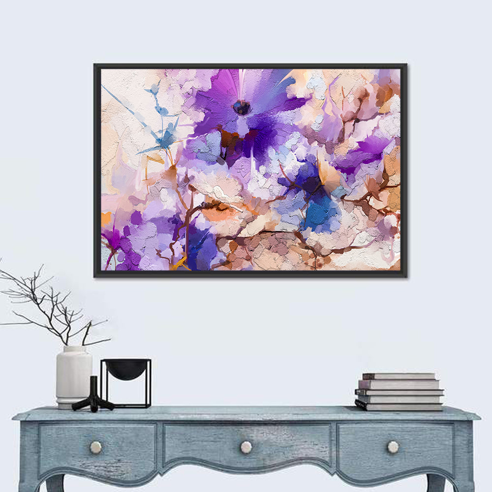 Spring Lavender Floral Study Wall Art