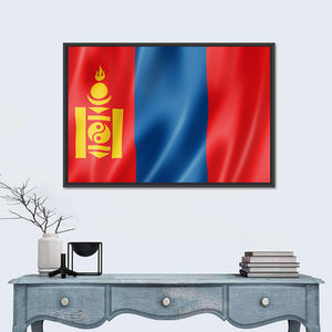 Mongolia Flag Wall Art