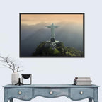 Christ the Redeemer at Golden Hour Wall Art