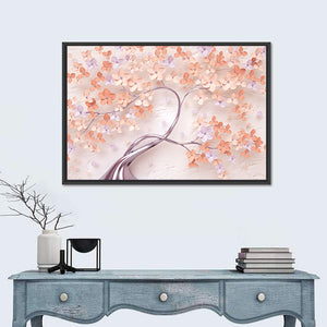 Vintage Floral Abstract Wall Art