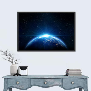 Earth From Space Wall Art